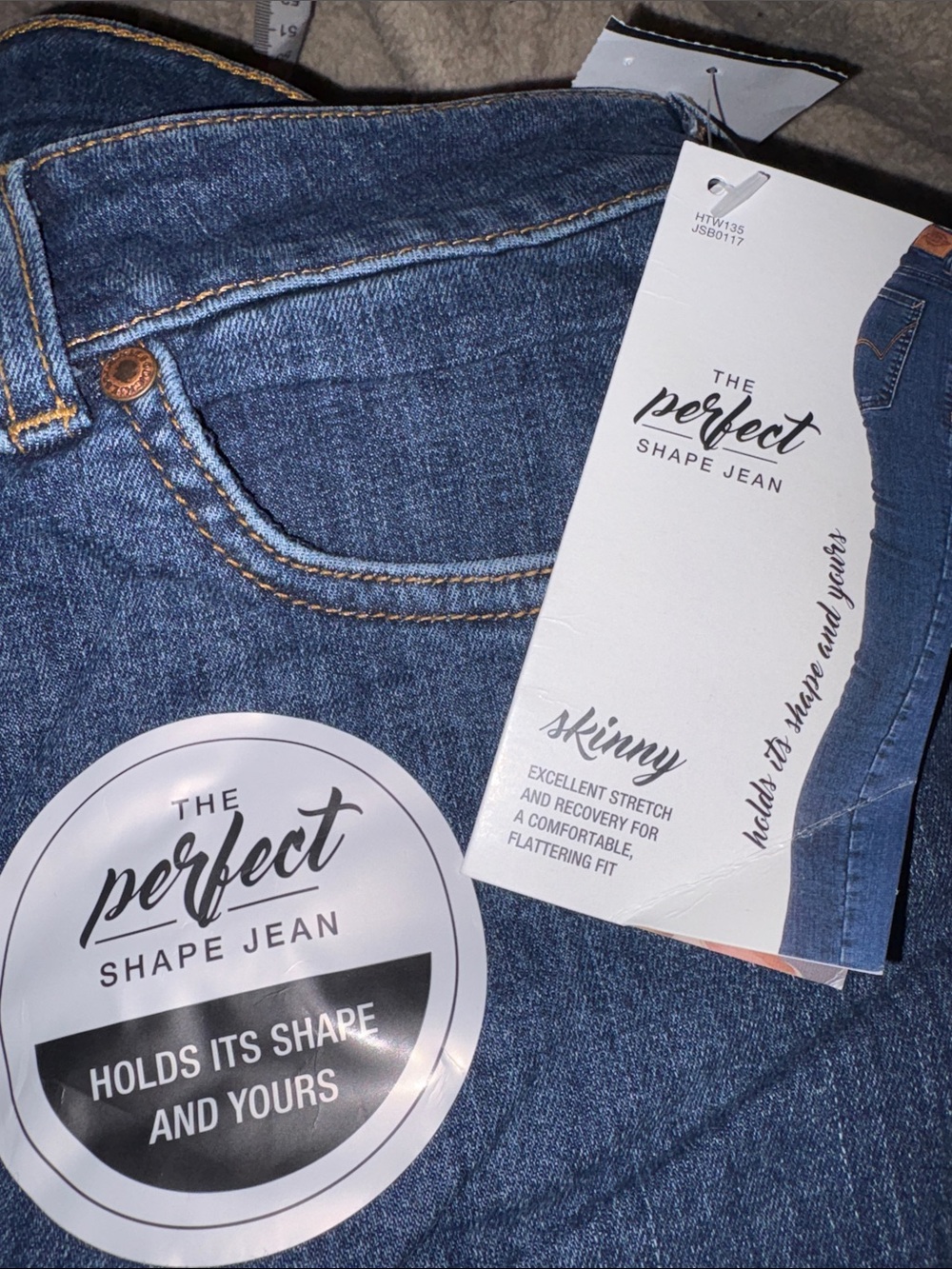 Dickies Women's Perfect Shape Skinny Fit Jeans - Picture 8 of 9